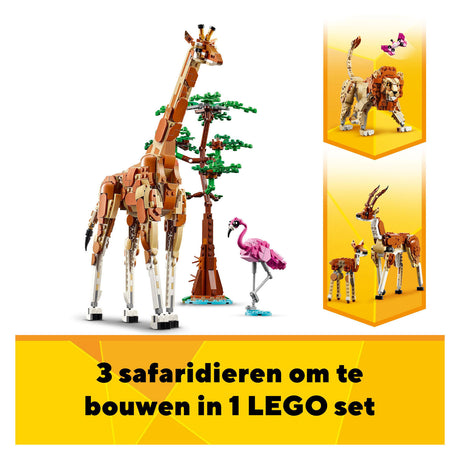 Lego Creator 3in1 Safaritiere – 31150