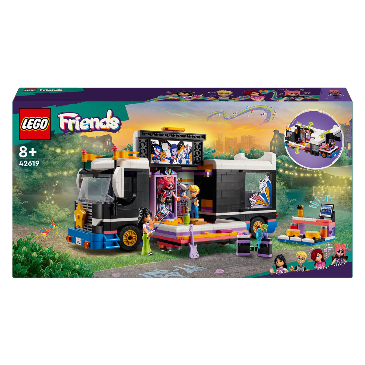 Lego Lego Friends 42619 Tourbus från Popster