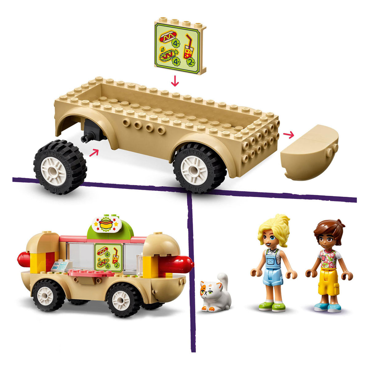 Lego Lego Friends 42633 Hotdogfoodtruck