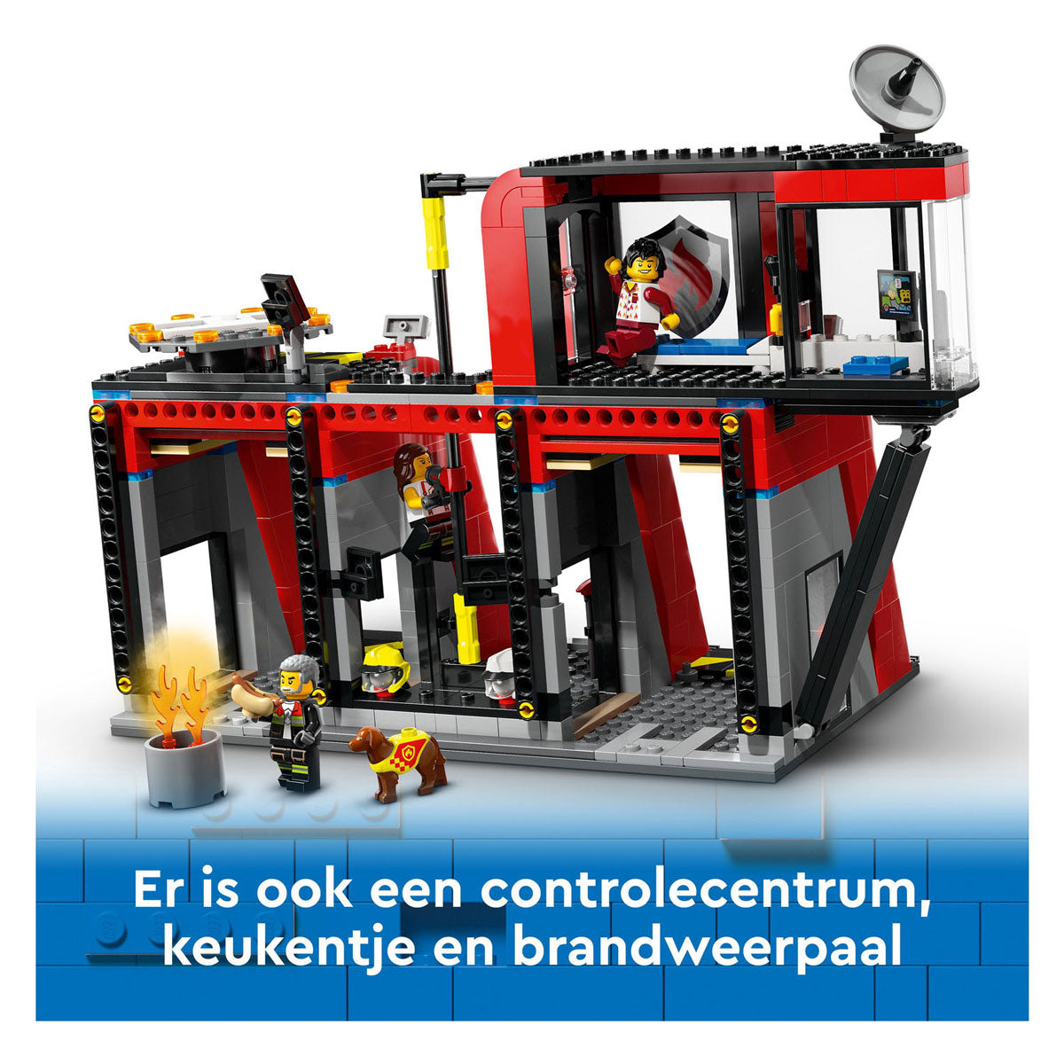 Lego LEGO City 60414 Brandweerkazerne en Brandweerauto