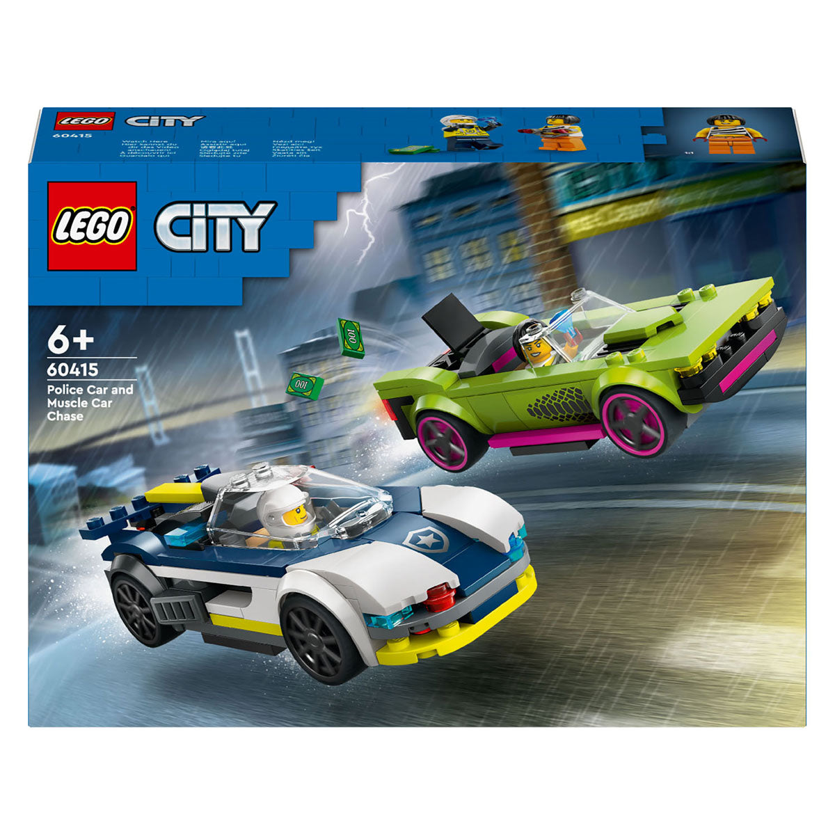 LEGO LEGO CITY 60415 Auto della polizia e auto a carico