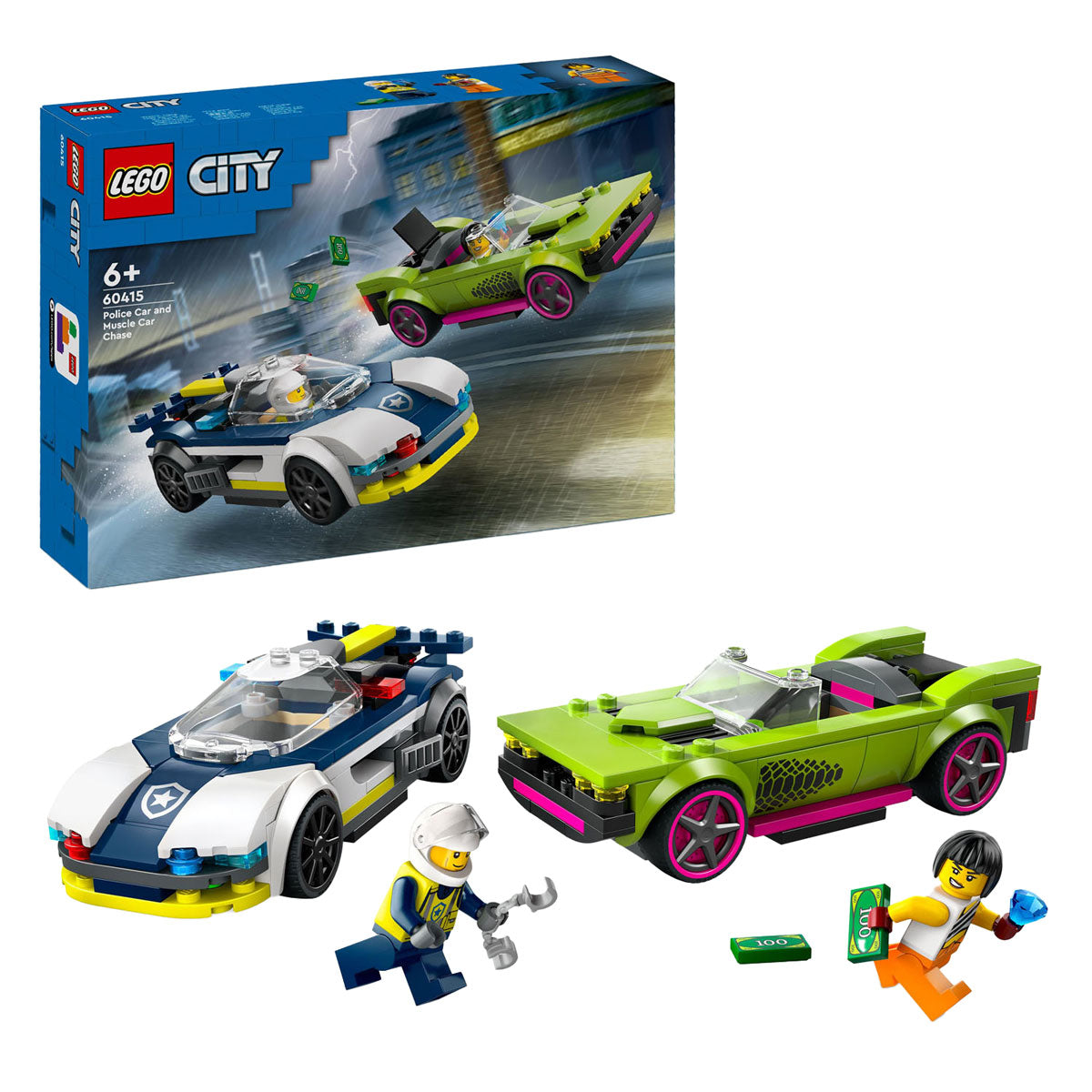 LEGO LEGO CITY 60415 Police car and fast car pursuit