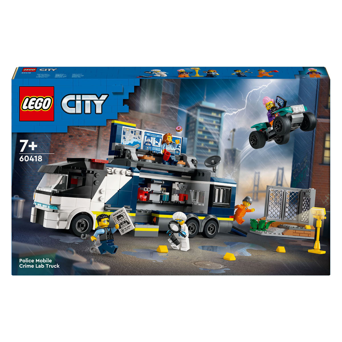 LEGO LEGO CITY 60418 Laboratorio di polizia in camion