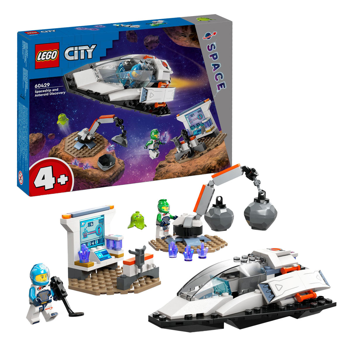 Lego Lego City 60429 rymdskepp och upptäckt av Asteroide