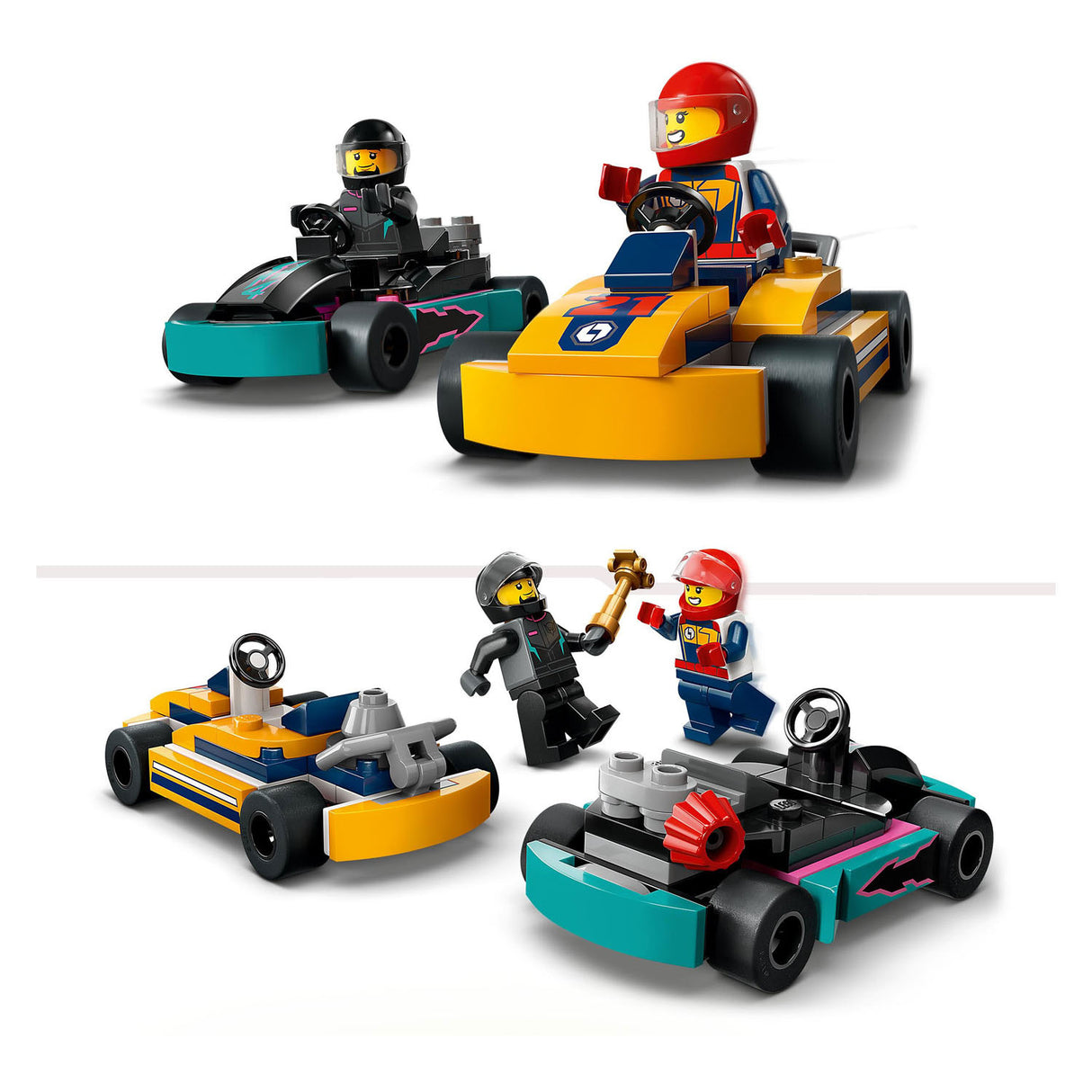 LEGO LEGO CITY 60400 KARTS y corredores