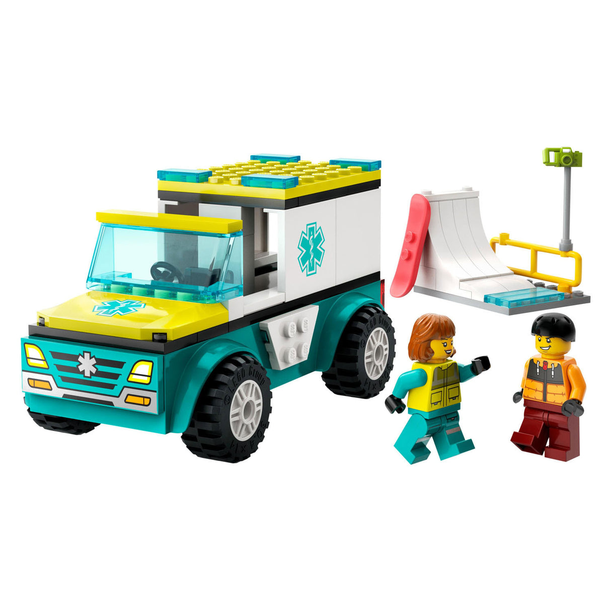 LEGO LEGO CITY 60403 Ambulance et snowboarder