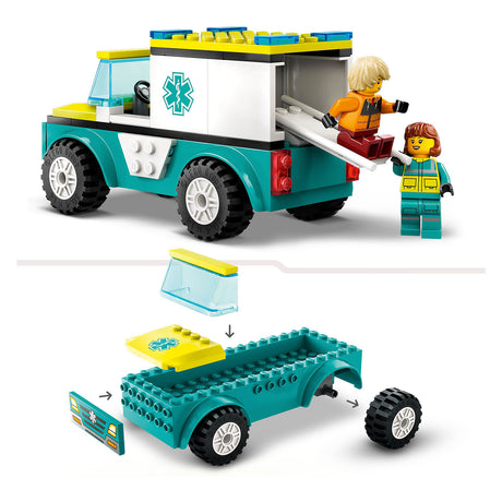 Lego City Krankenwagen und Snowboarder – 60403