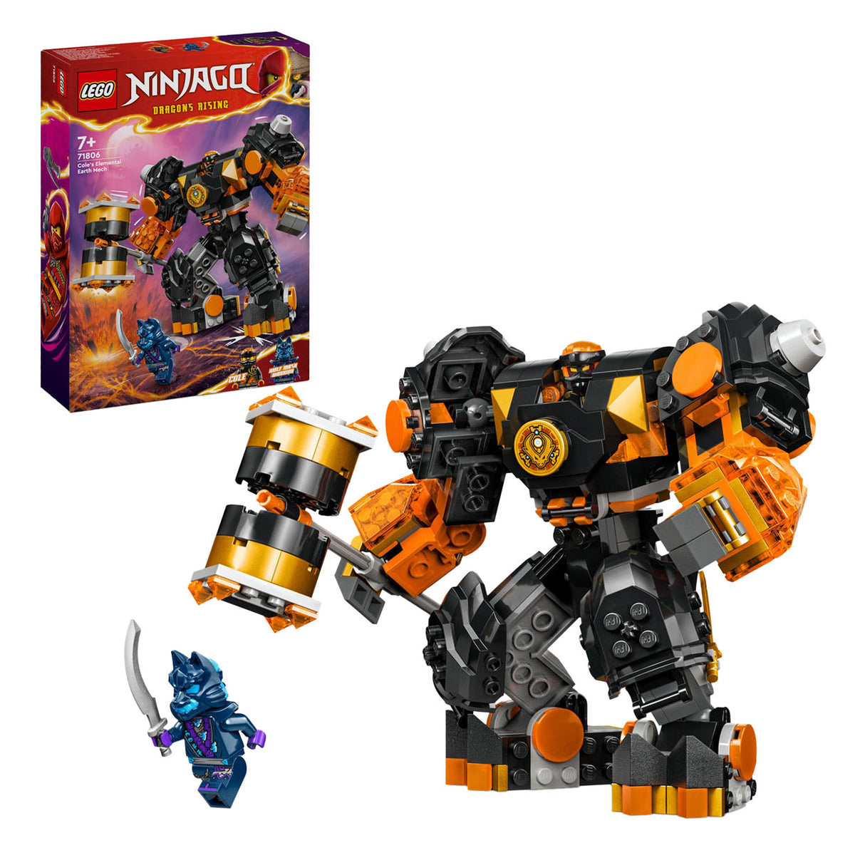 Lego LEGO Ninjago 71806 Coles Elementaire Aardemecha