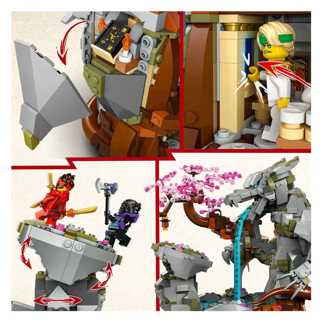 Lego Ninajago 71819 Altar des Steindrachen