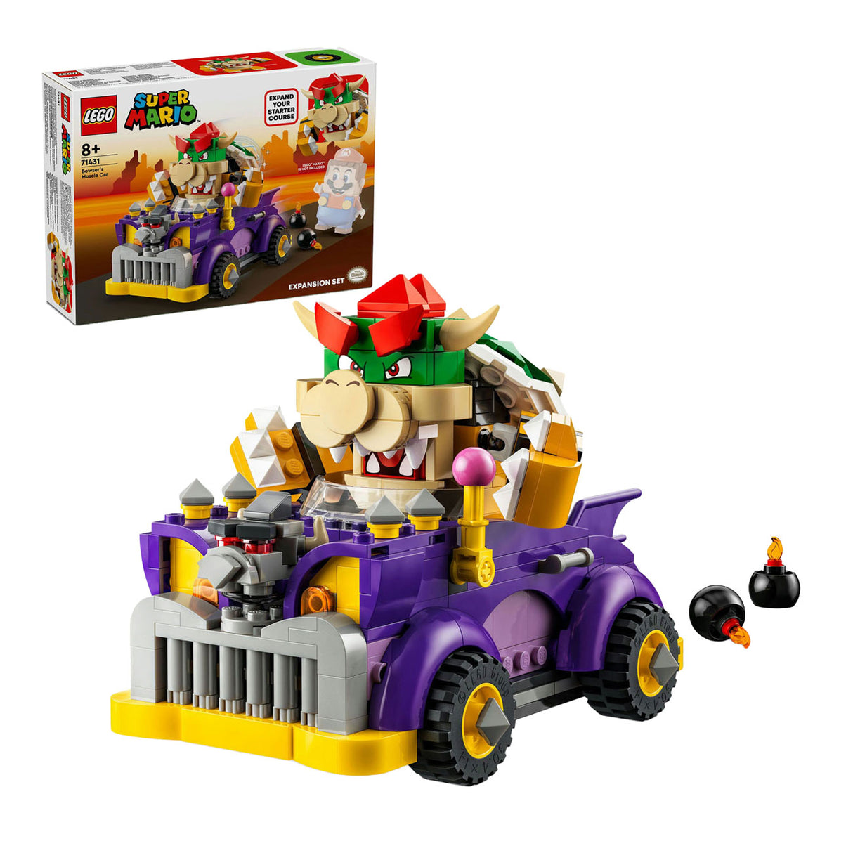 LEGO LEGO Super Mario 71431 Expansionssatz: Bowser Bolide