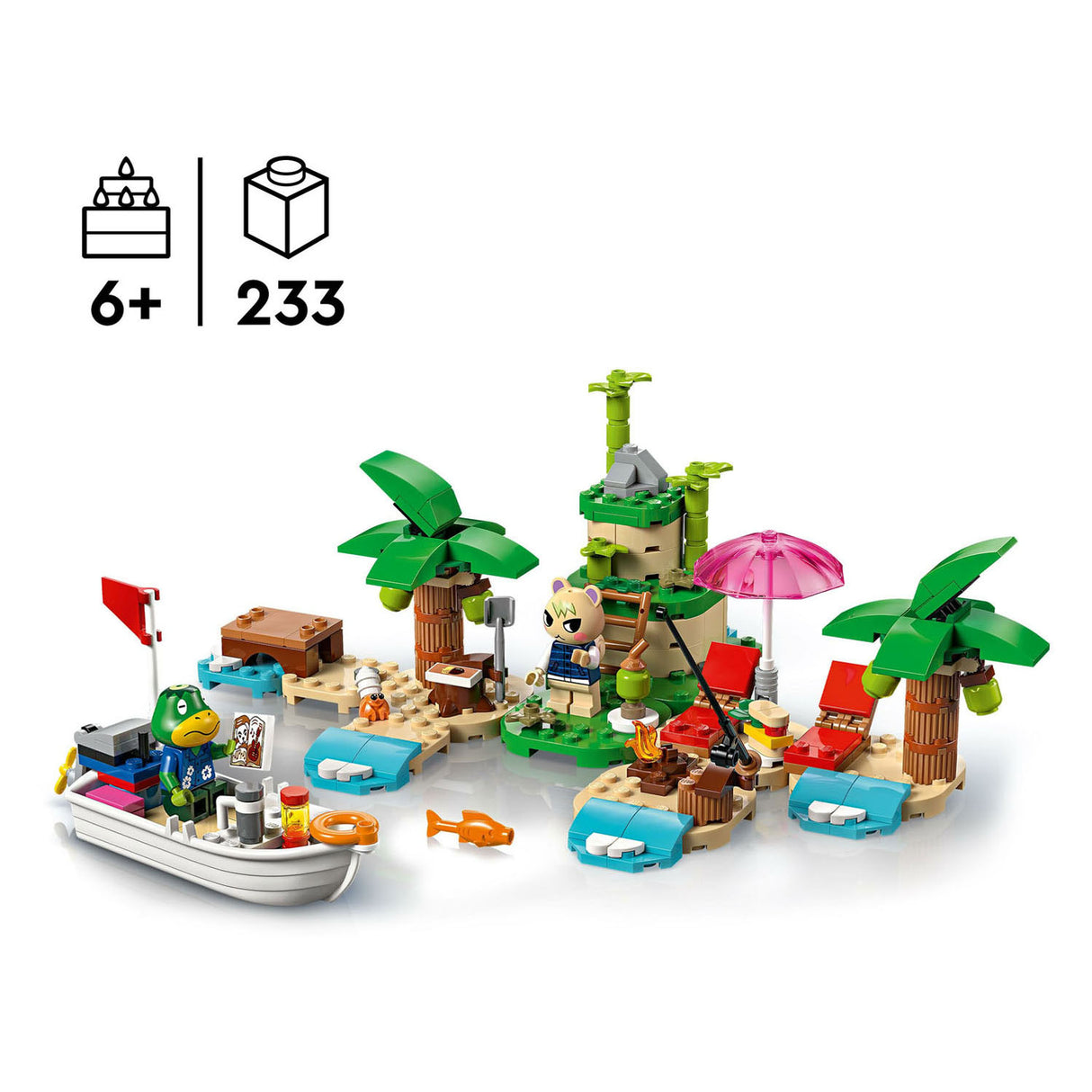 Lego lego animal crossing 77048 kapp'ns eilandrondvaart