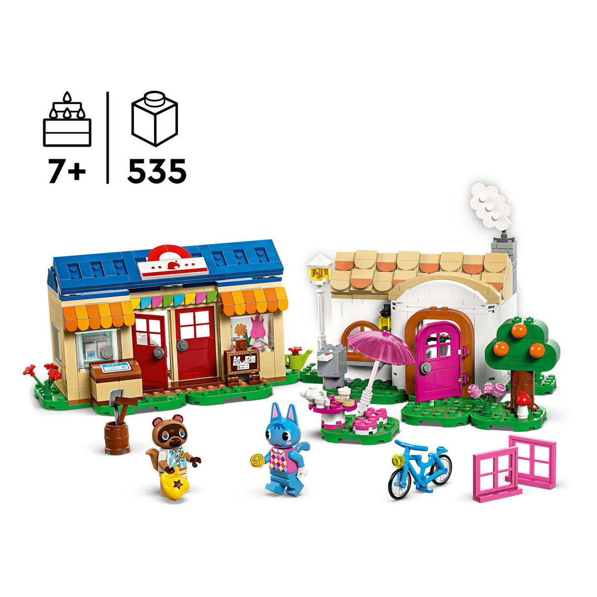 Lego Animal Crossing 77050 Nooks Hoek und Rosies House