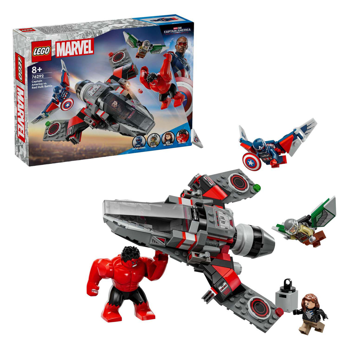 Lego Marvel 76292 Captain America Vs. Duel hulk rouge