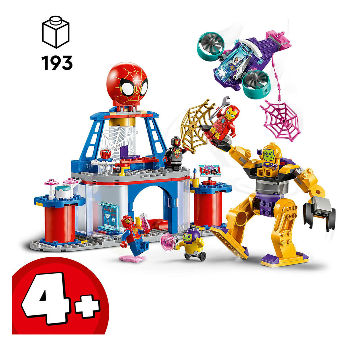 Lego lego 10794 team spidey webspinner hoofdkantoor