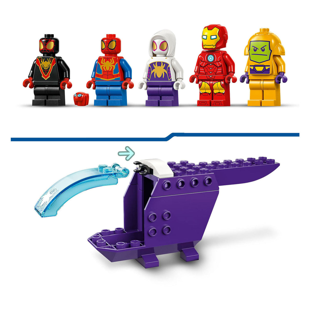 LEGO Marvel 10794 Team Spidey Webspinner Hauptquartier