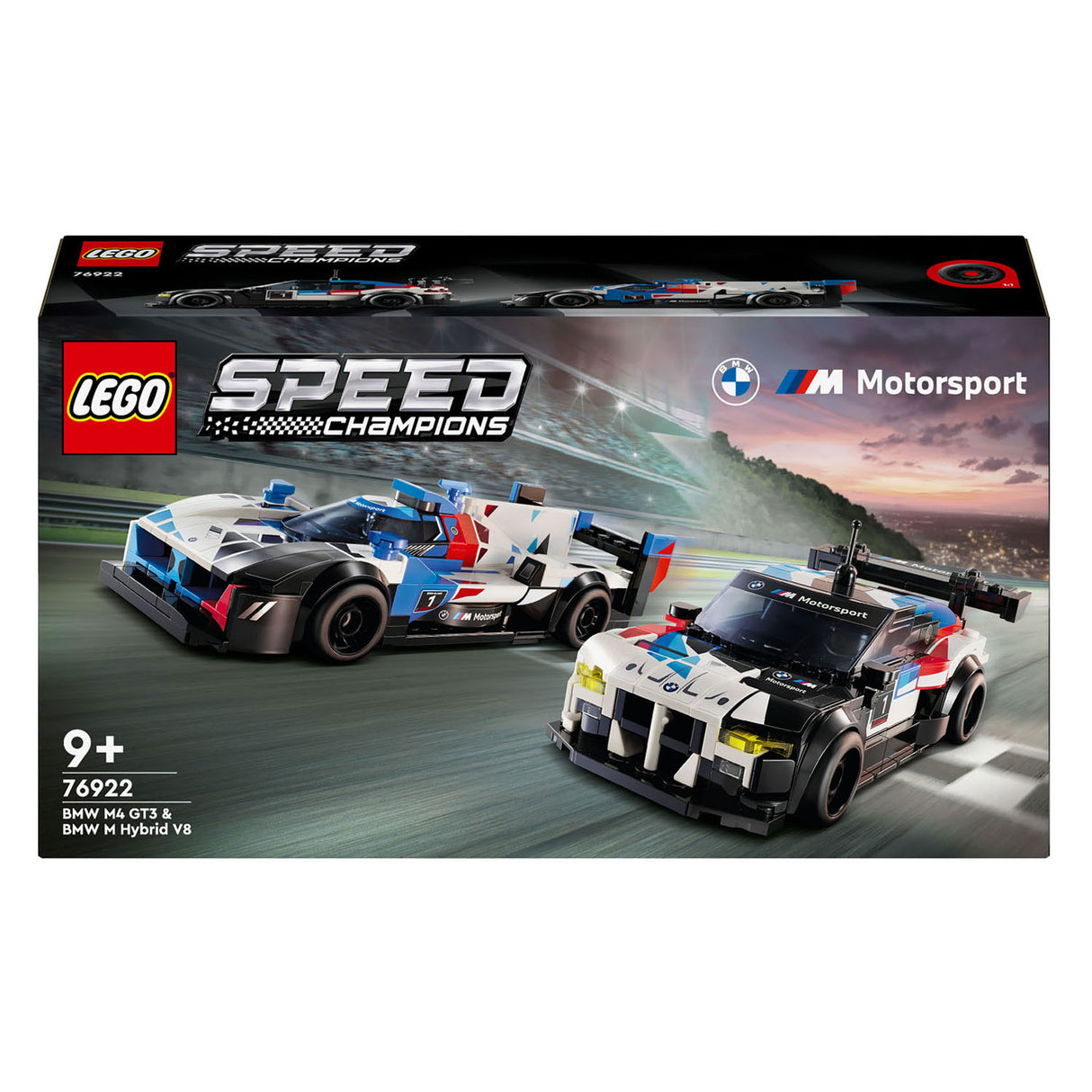 LEGO LEGO Speed ​​Champions 76922 BMW M4 GT3 et BMW M Hybrid V8 Racing Cars