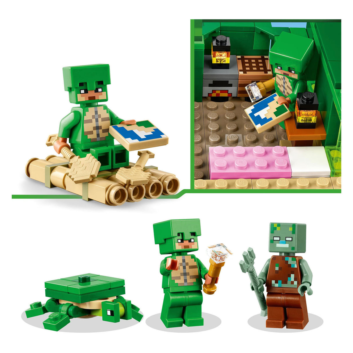 Lego Lego Minecraft 21254 Das Turtle Beach House