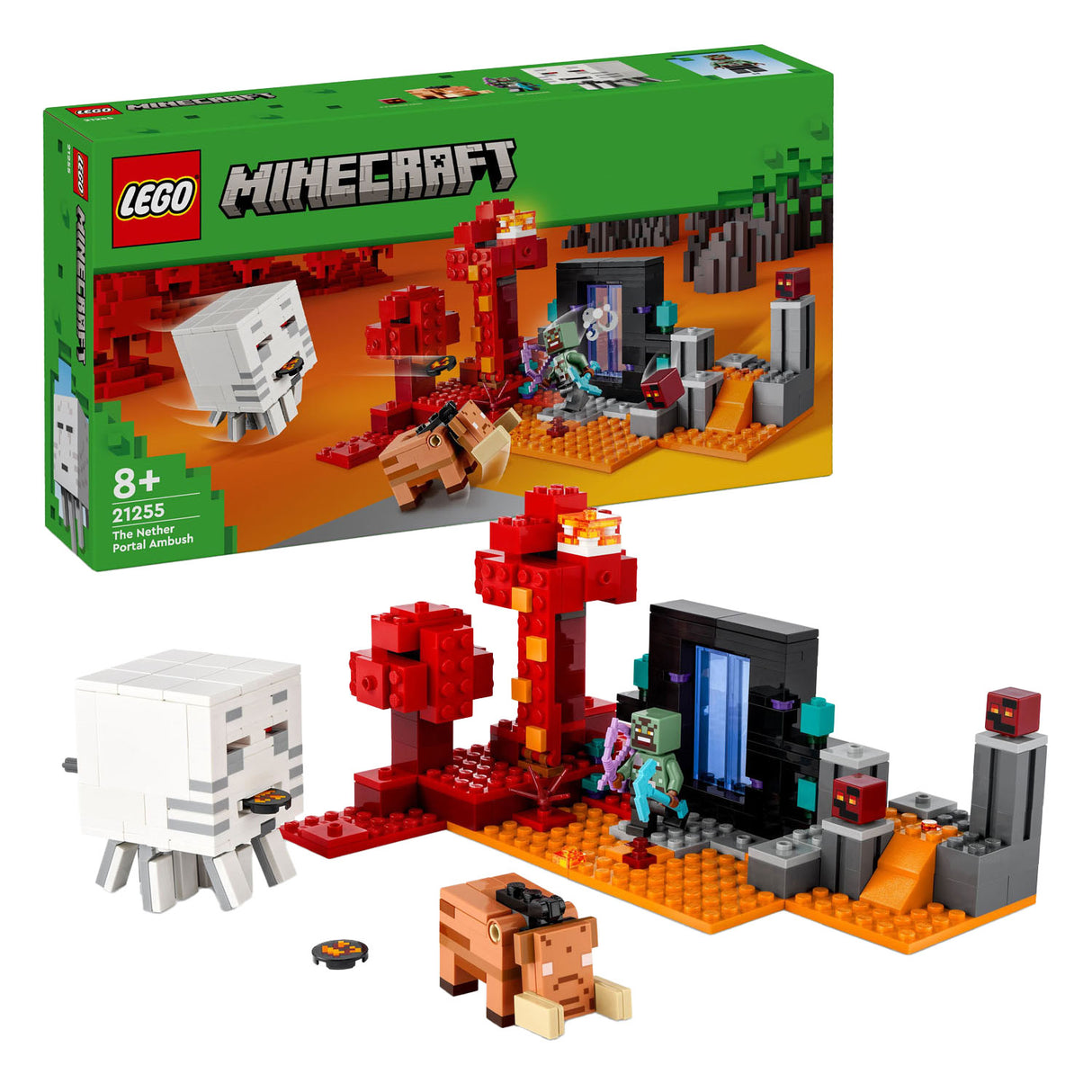 LEGO LEGO Minecraft 21255 ambush at the Nether portal