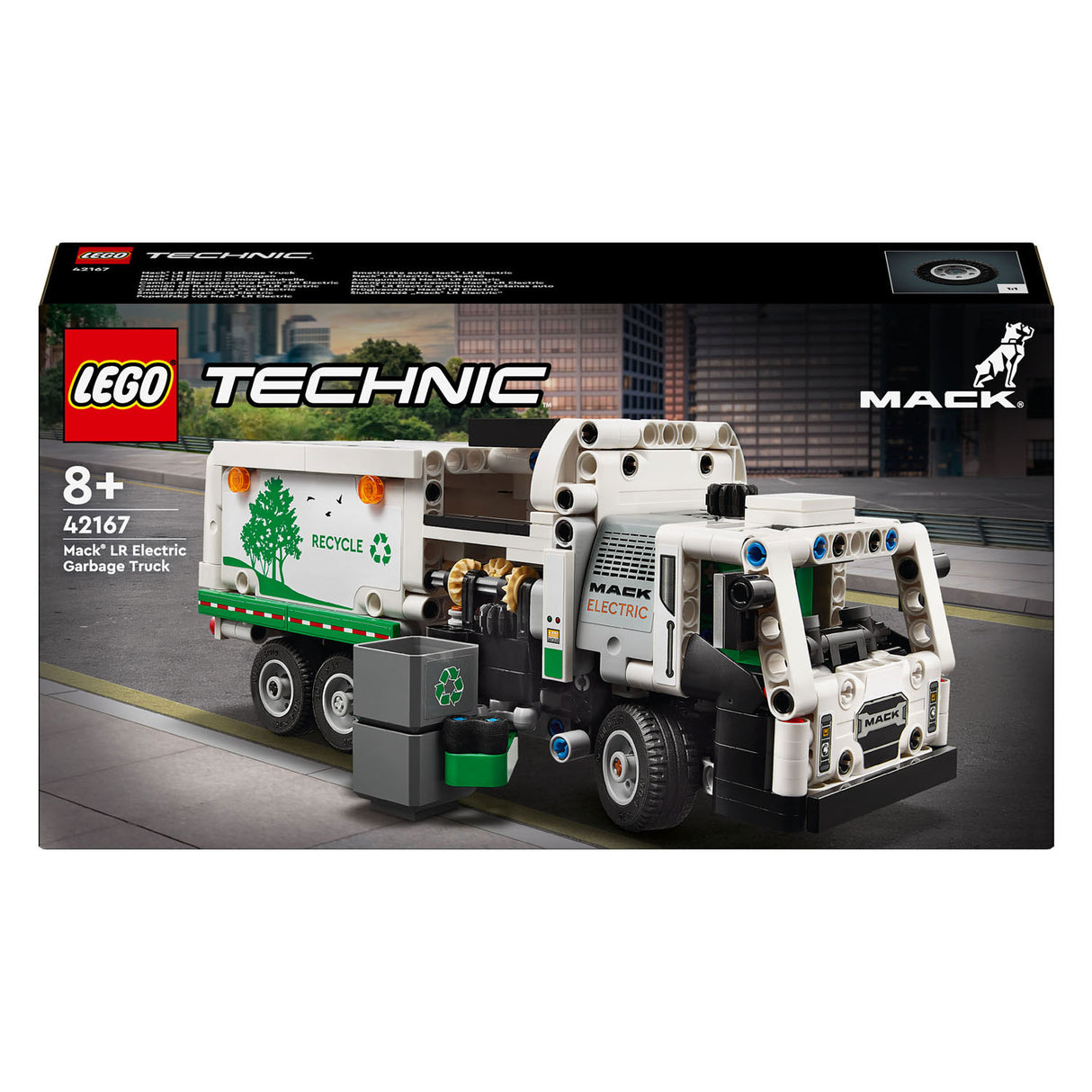 Lego Technic Mack LR Elektro-Müllwagen – 42167
