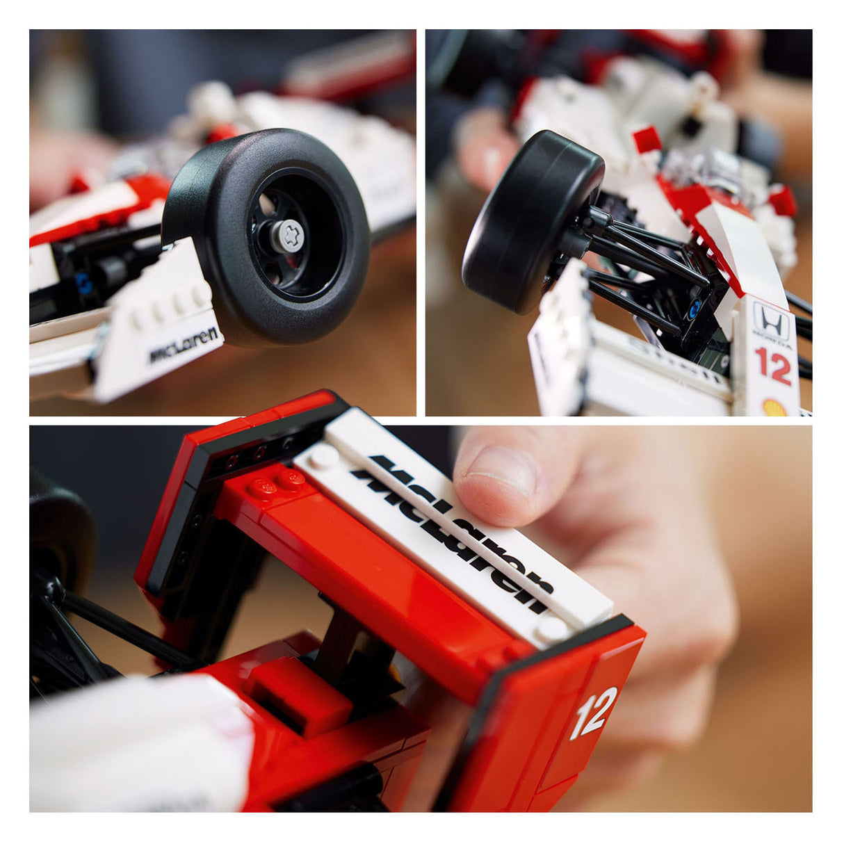 Lego -Ikonen 10330 McLaren MP4 4 und Ayrton Senna