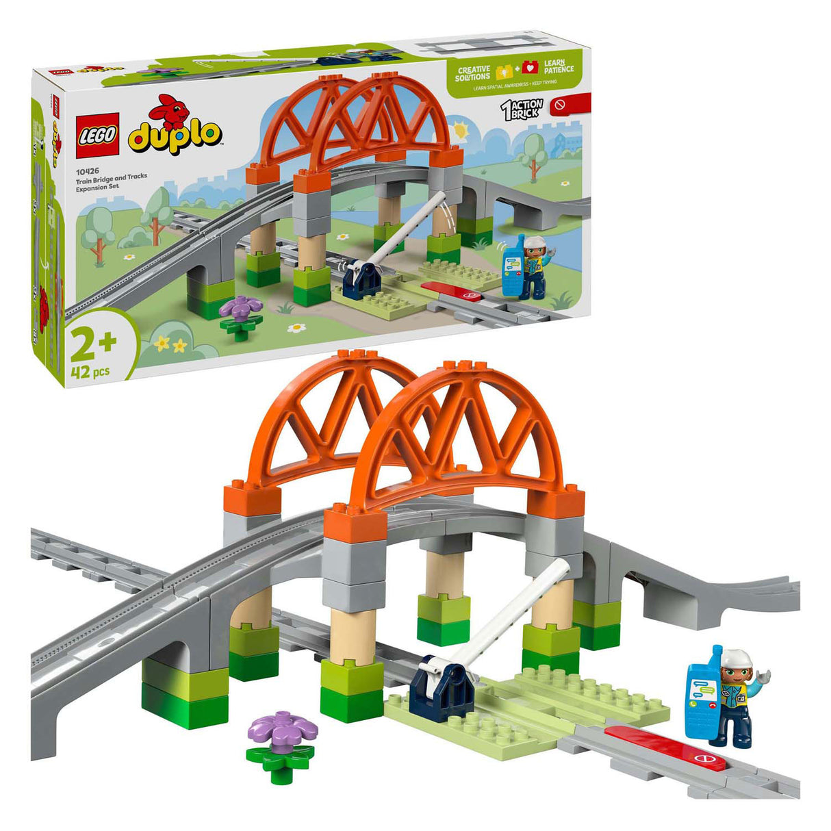 Lego Duplo Stad 10426 Zuchbréck a Rails Expansiounset