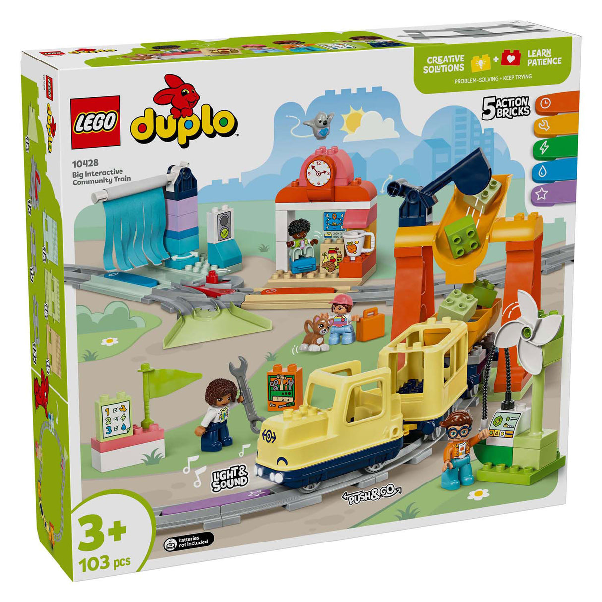 LEGO DUPLO CITTÀ 10428 TRENO DI CONTRATTO INTERATTIVO BRIME