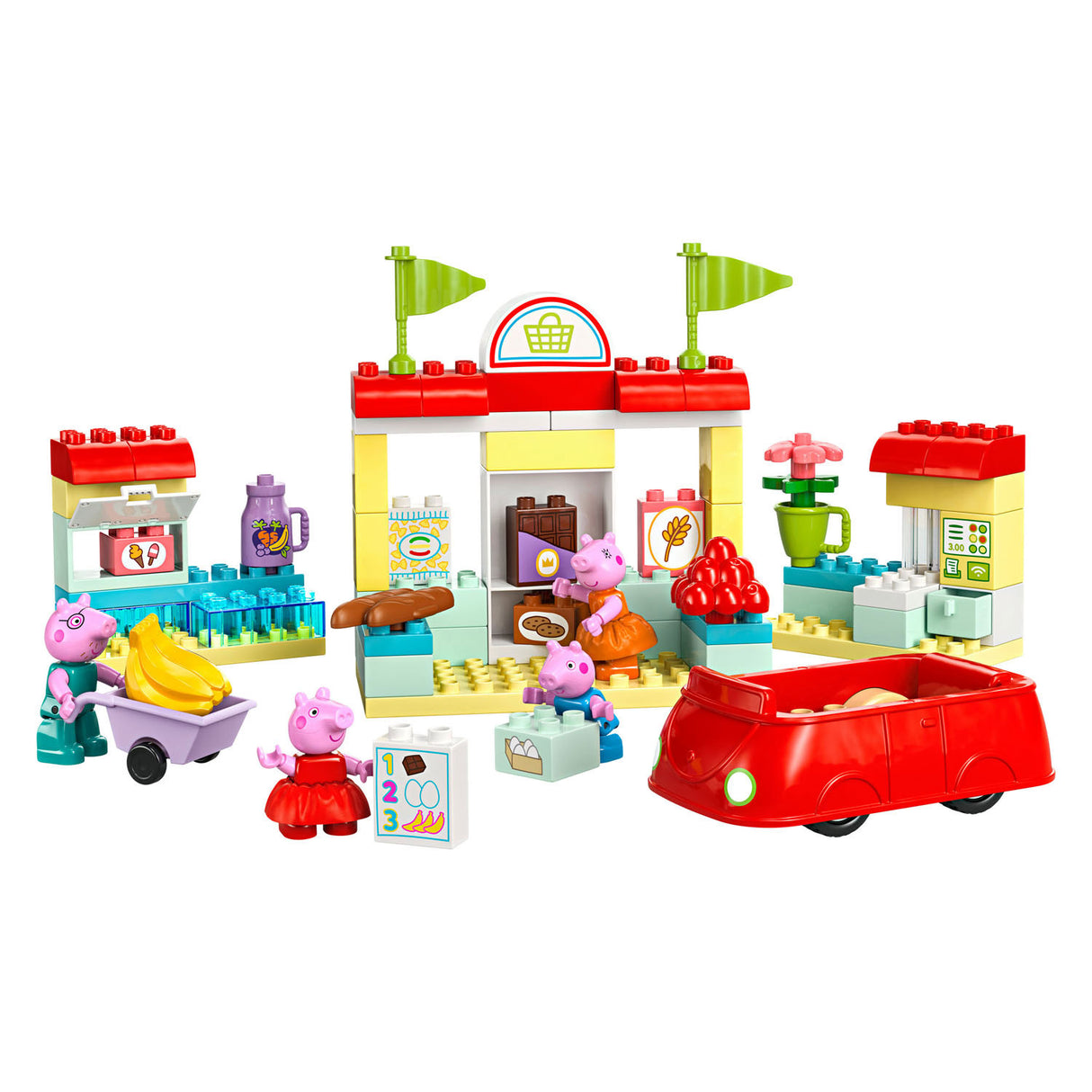 Lego duplo lego duplo 10434 peppa supermarkt