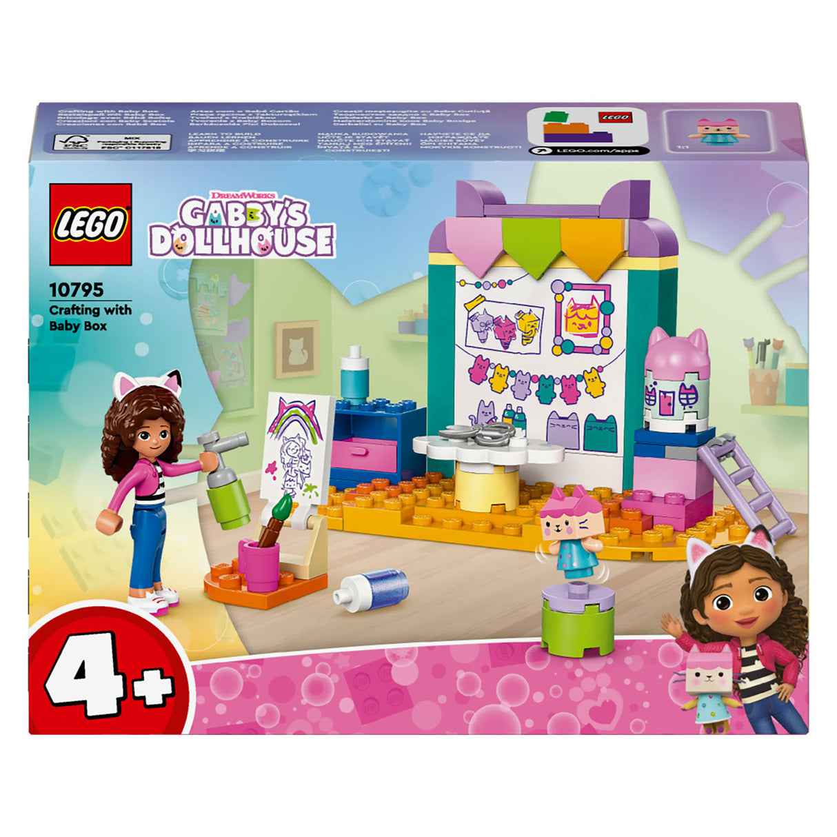 LEGO LEGO GABBY's dollhouse 10795 Crafts with Baby Kitty