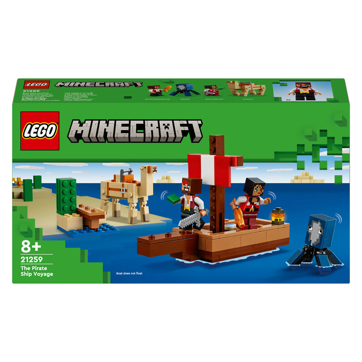 LEGO Minecraft 21259 The Pirate ship trip