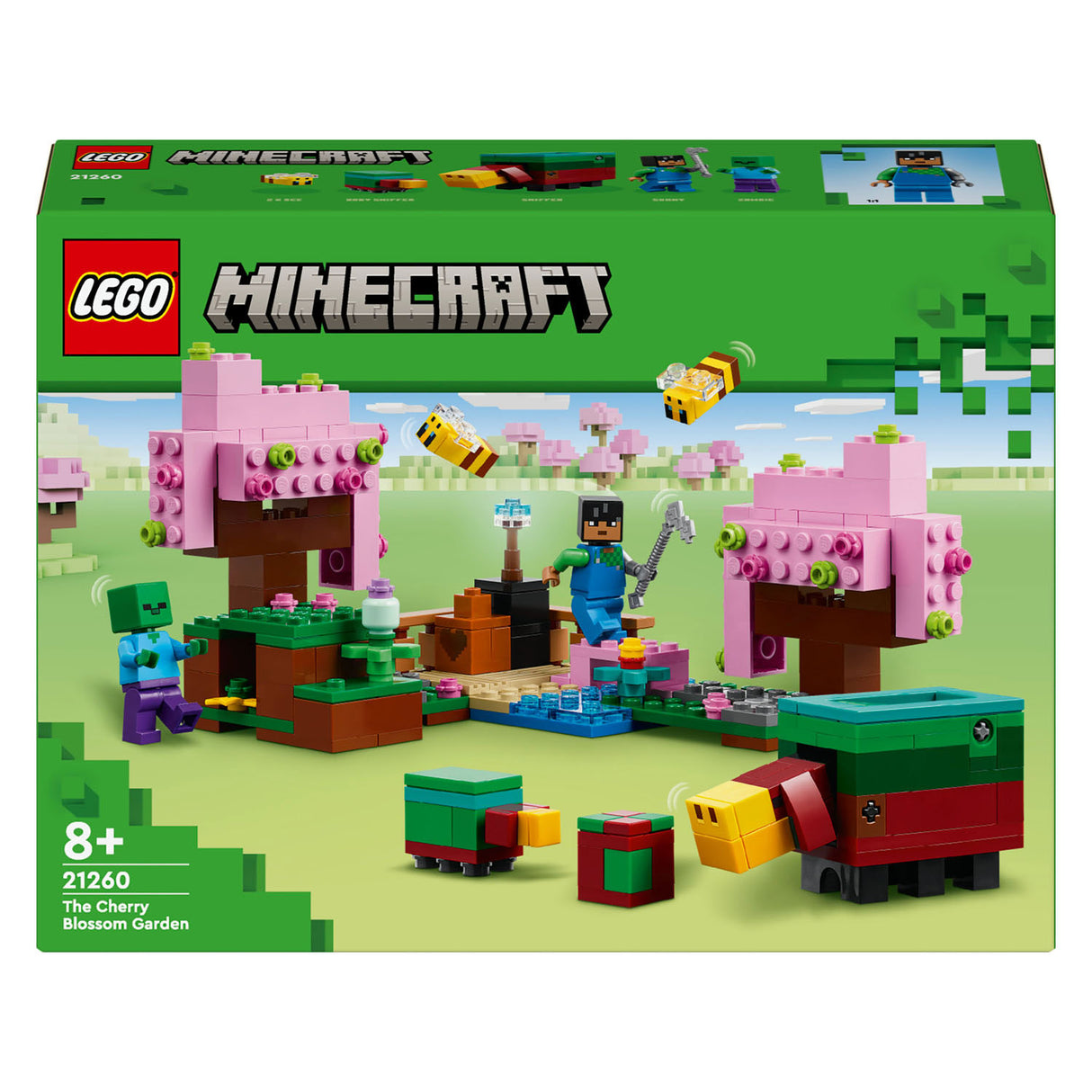 Lego lego minecraft 21260 de kersenbloesemtuin