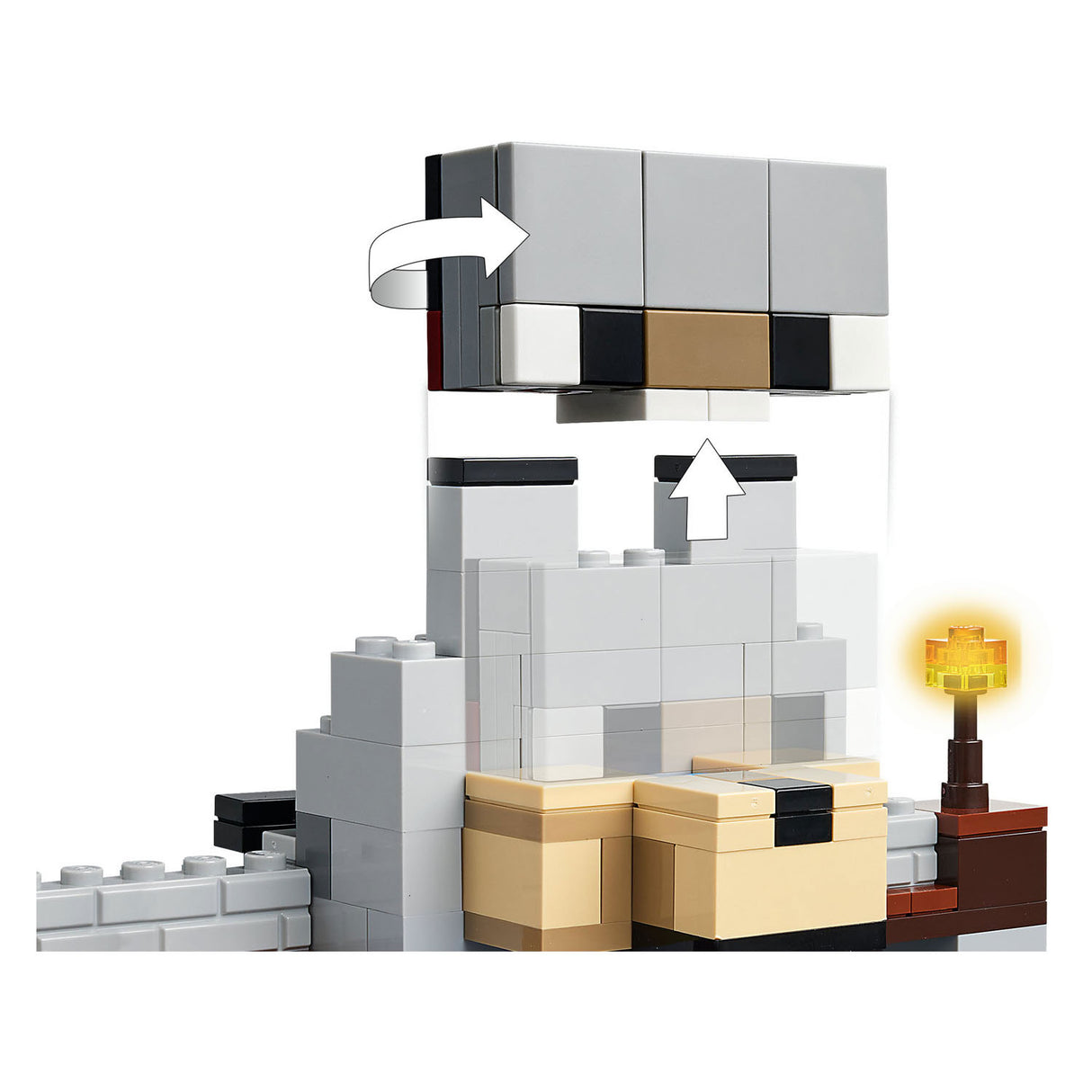 LEGO 21261 Minecraft de Wolvenburcht