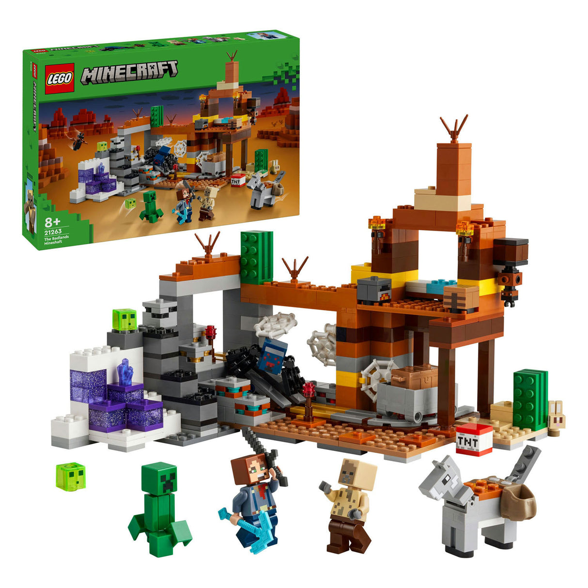 Lego Lego Minecraft 21263 Der Woenstijmijn -Schaft