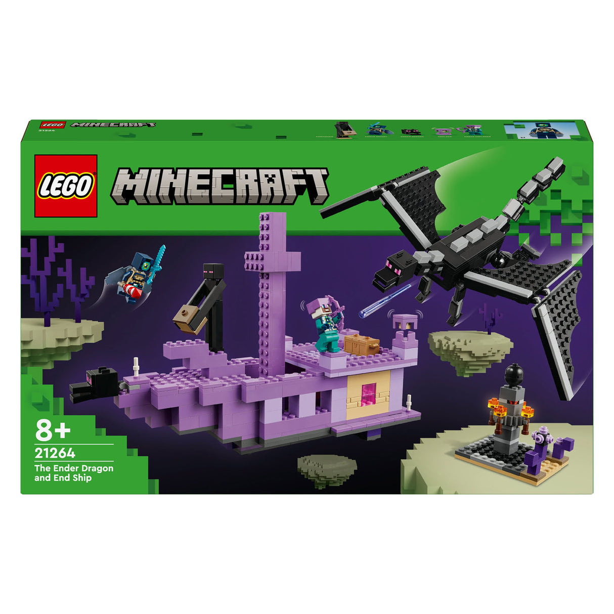 Lego lego minecraft 21264 de enderdraak en het end-schip