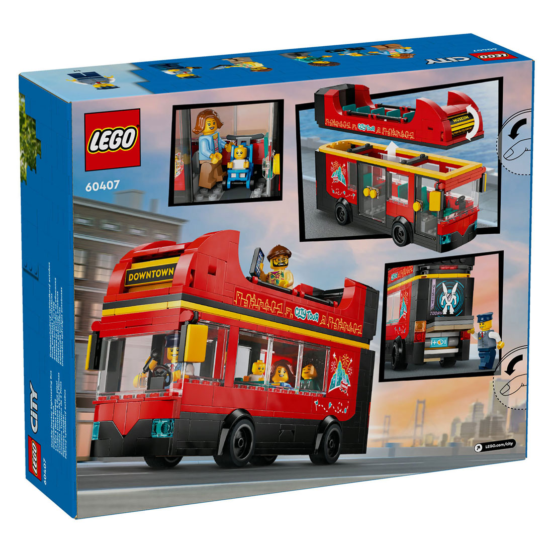 Lego City Touristischer roter Doppeldeckerbus – 60407