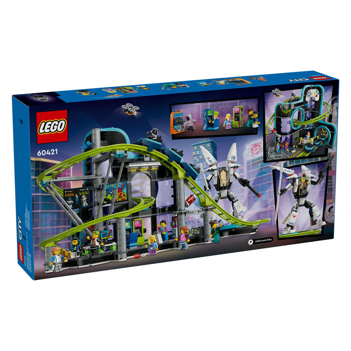 Lego lego city 60421 achtbaan in robotwereld