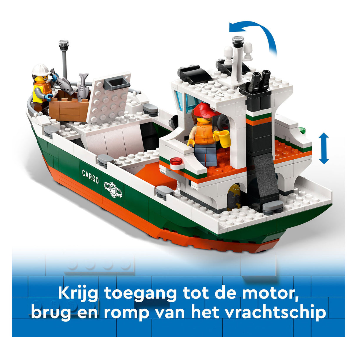 Lego City 60422 Haven mit Frachtschiff