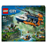 LEGO LEGO CITY 60437 Investigadores de la jungla: helicóptero en la base