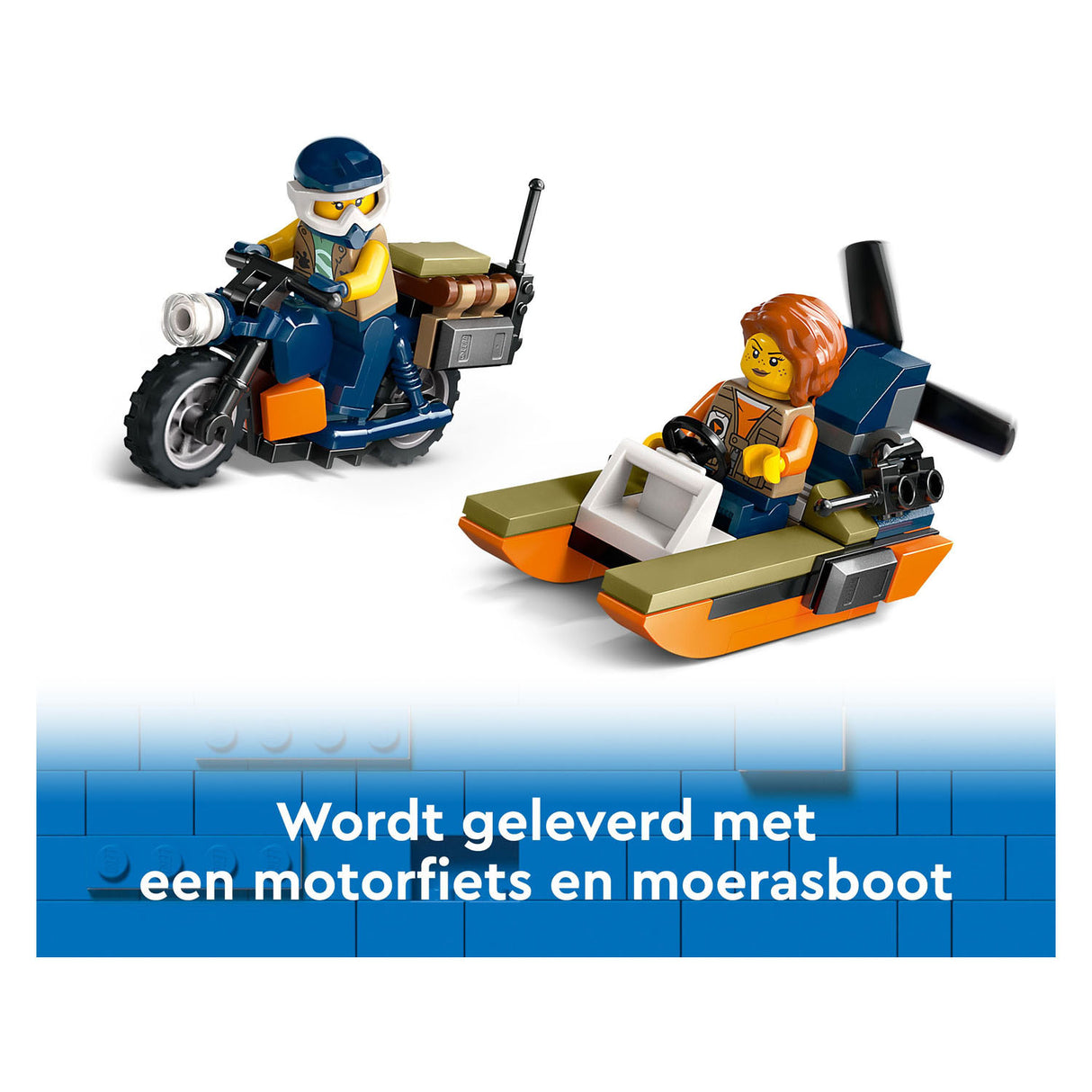 Lego City 60437 Dschungelforscher: Hubschrauber an der Basis