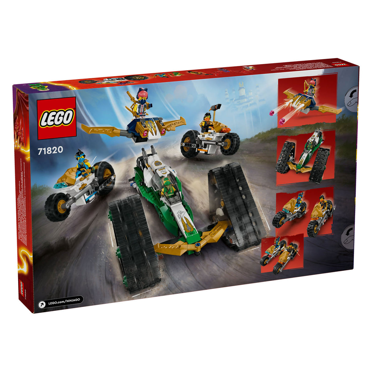 Lego lego ninjago 71820 ninjateam combivoertuig