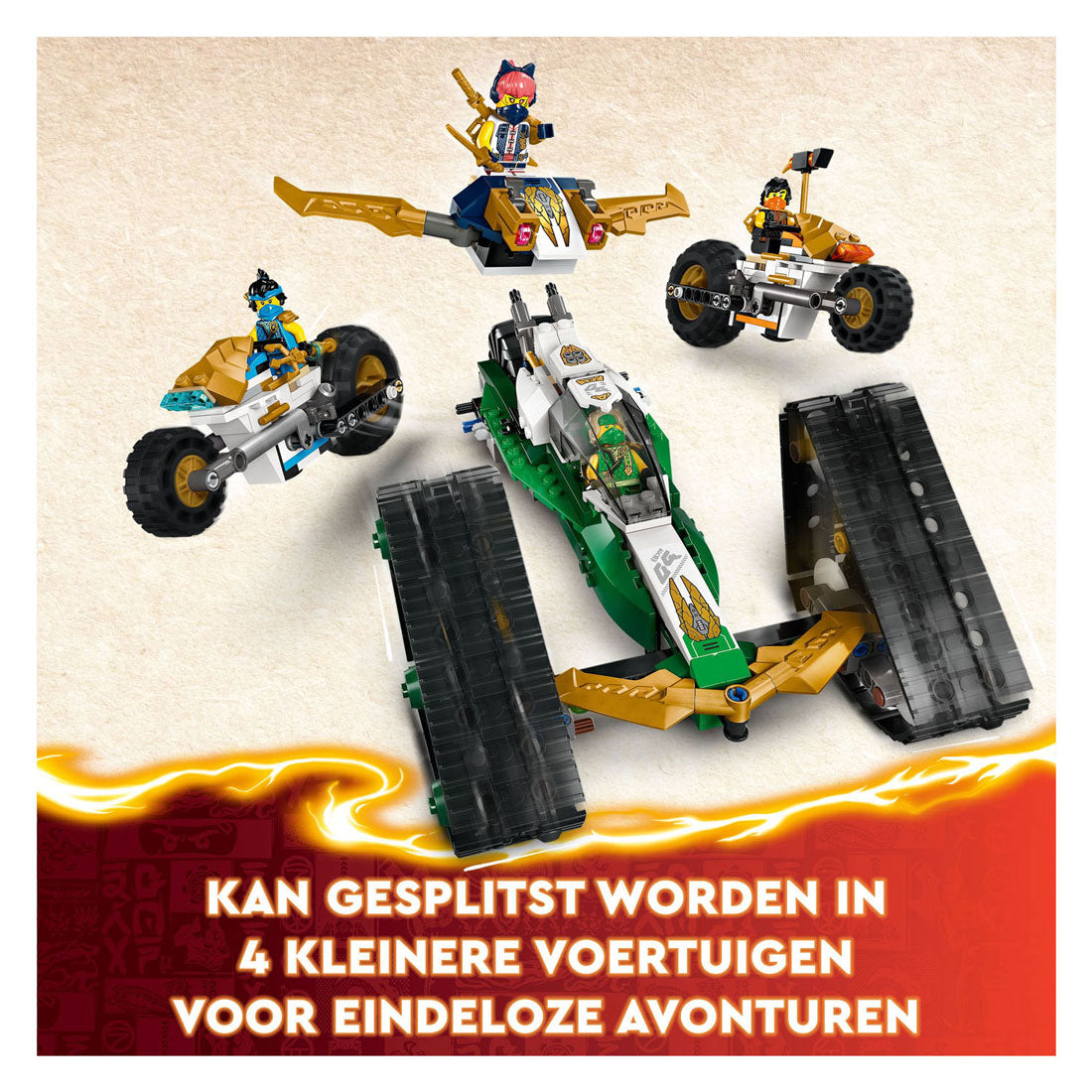 Lego Ninjago 71820 Ninjateam Combi Fahrzeug