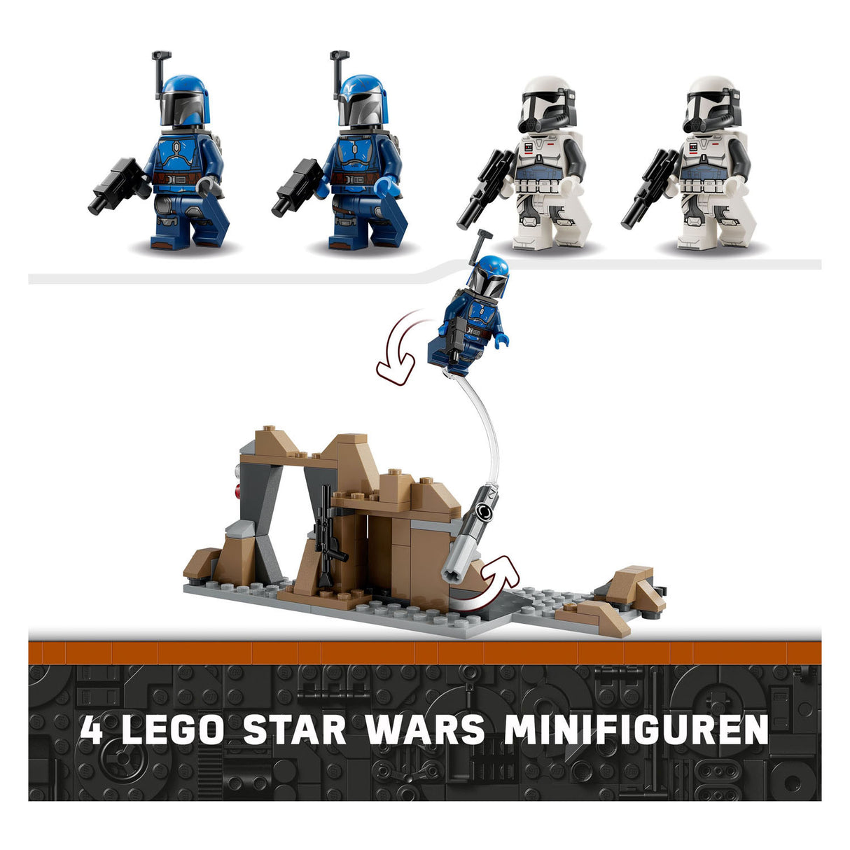 LEGO LEGO STAR WARS 75373 NUBSCADE ON MANDALORE Battle PACK