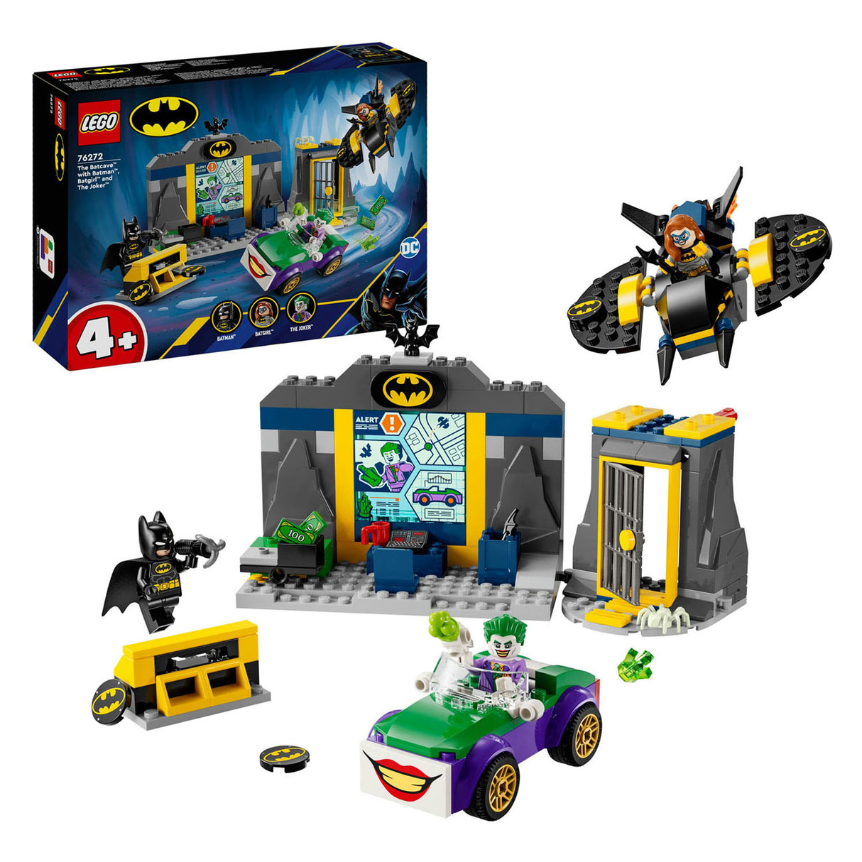 LEGO LEGO Super Heroes 76272 De Batcave with Batman, Batgirl and The Joker