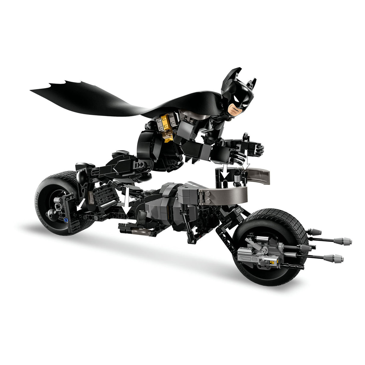 LEGO LEGO Super Heroes 76273 Figure du bâtiment et le moteur Bat Pod