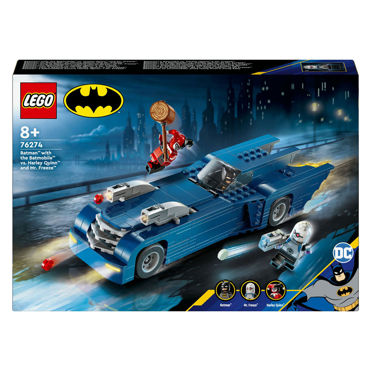 LEGO LEGO Super Heroes 76274 Batmanmet de Batmobile vs. Harley Quin and Mr. Freeze