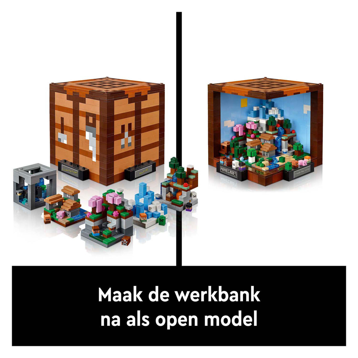 LEGO Minecraft 21265 de Werkbank