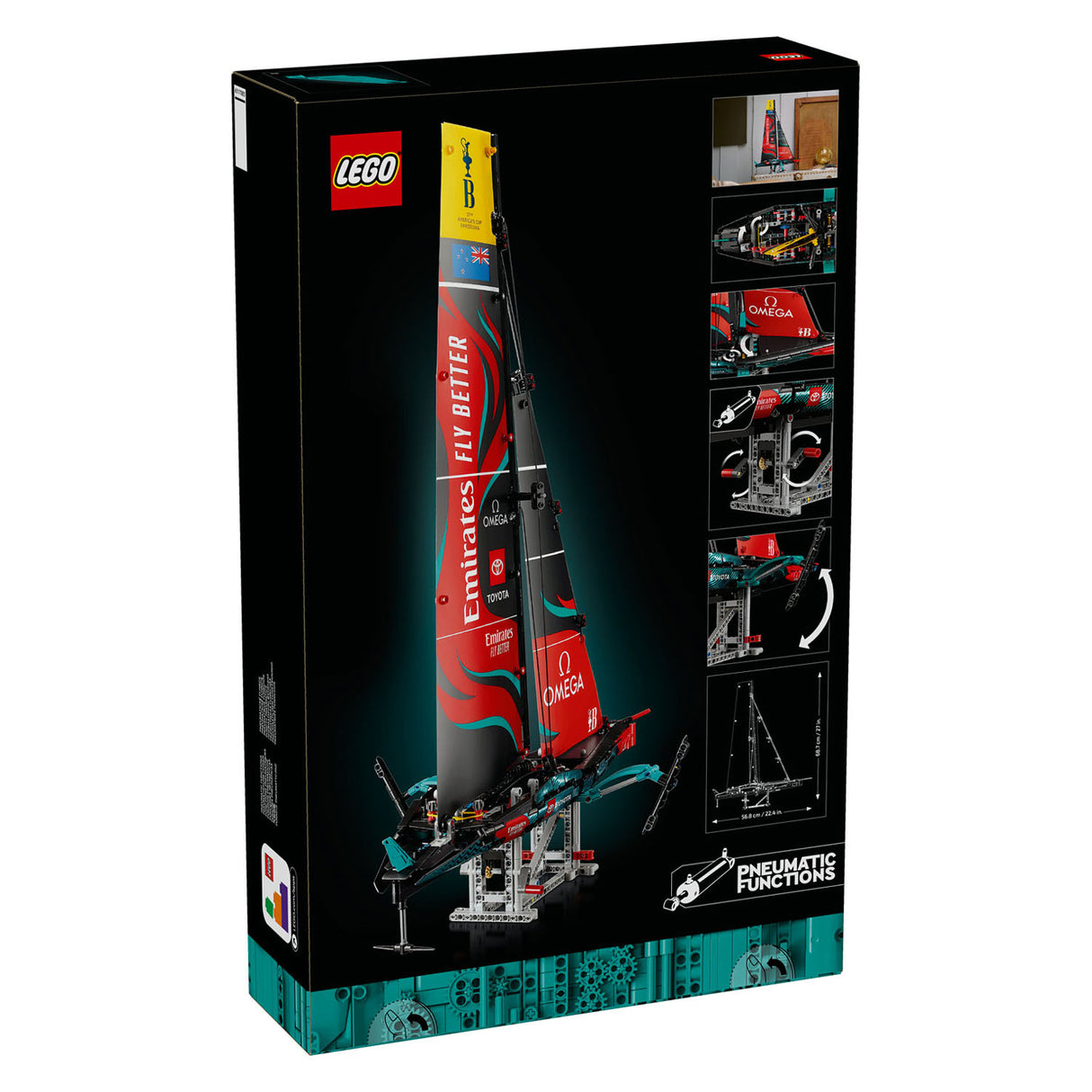 LEGO Technic 42174 Emirates Team Nya Zeeland AC75 -jakt