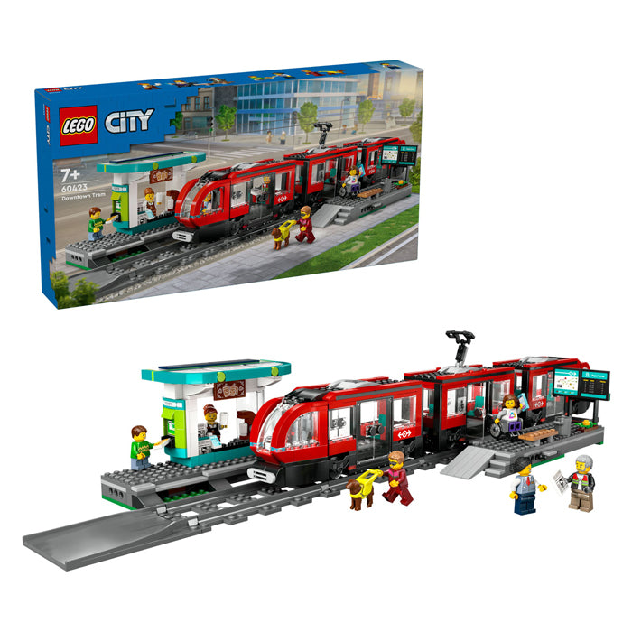 Lego Lego City 60423 Stadstram og stasjon