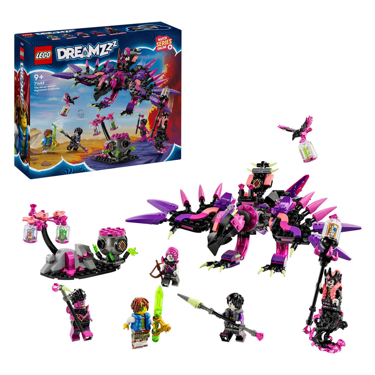 Lego Dreamzzzz 71483 Noční můry dolní čarodějnice