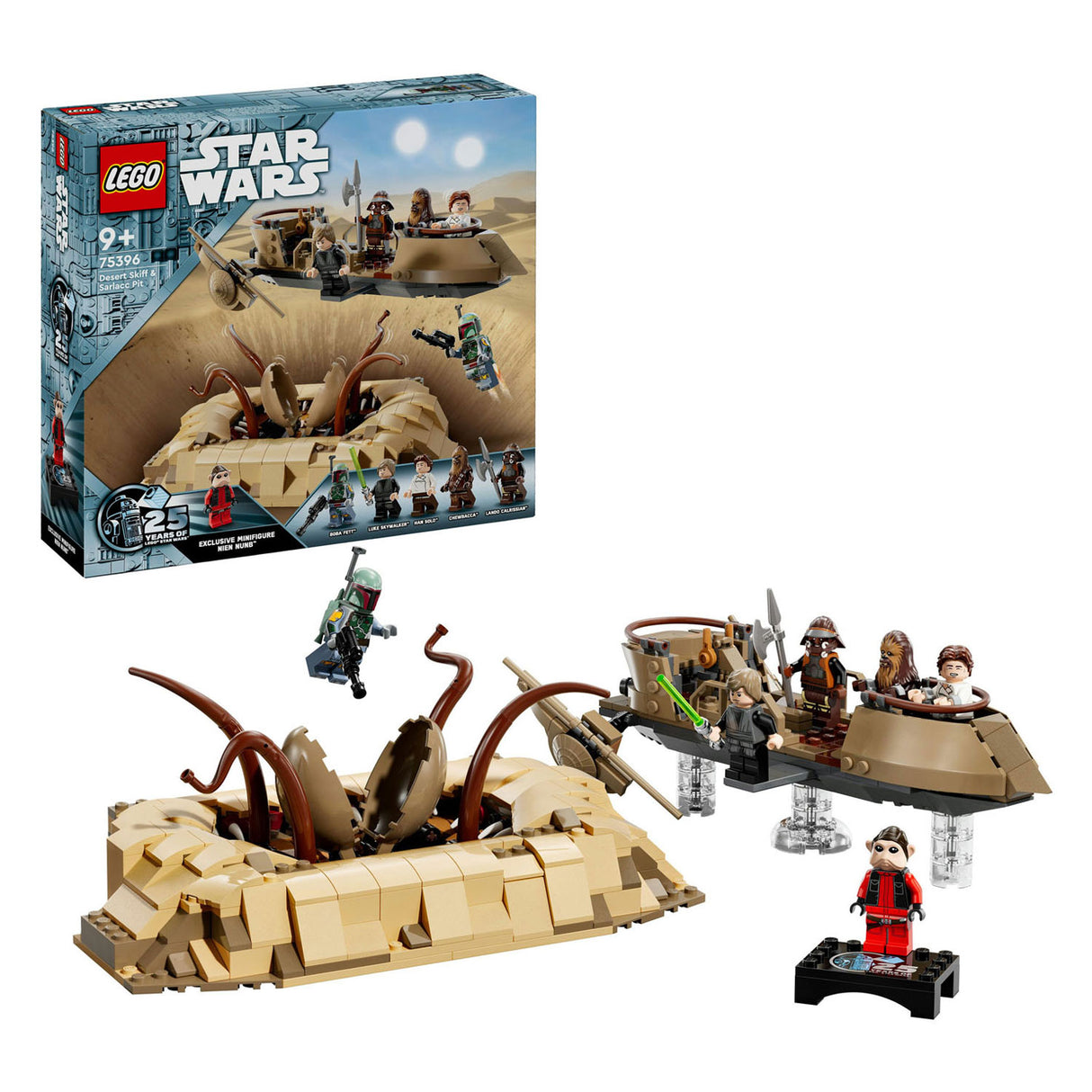 Lego star wars 75396 desert skiff en sarlacc-kuil