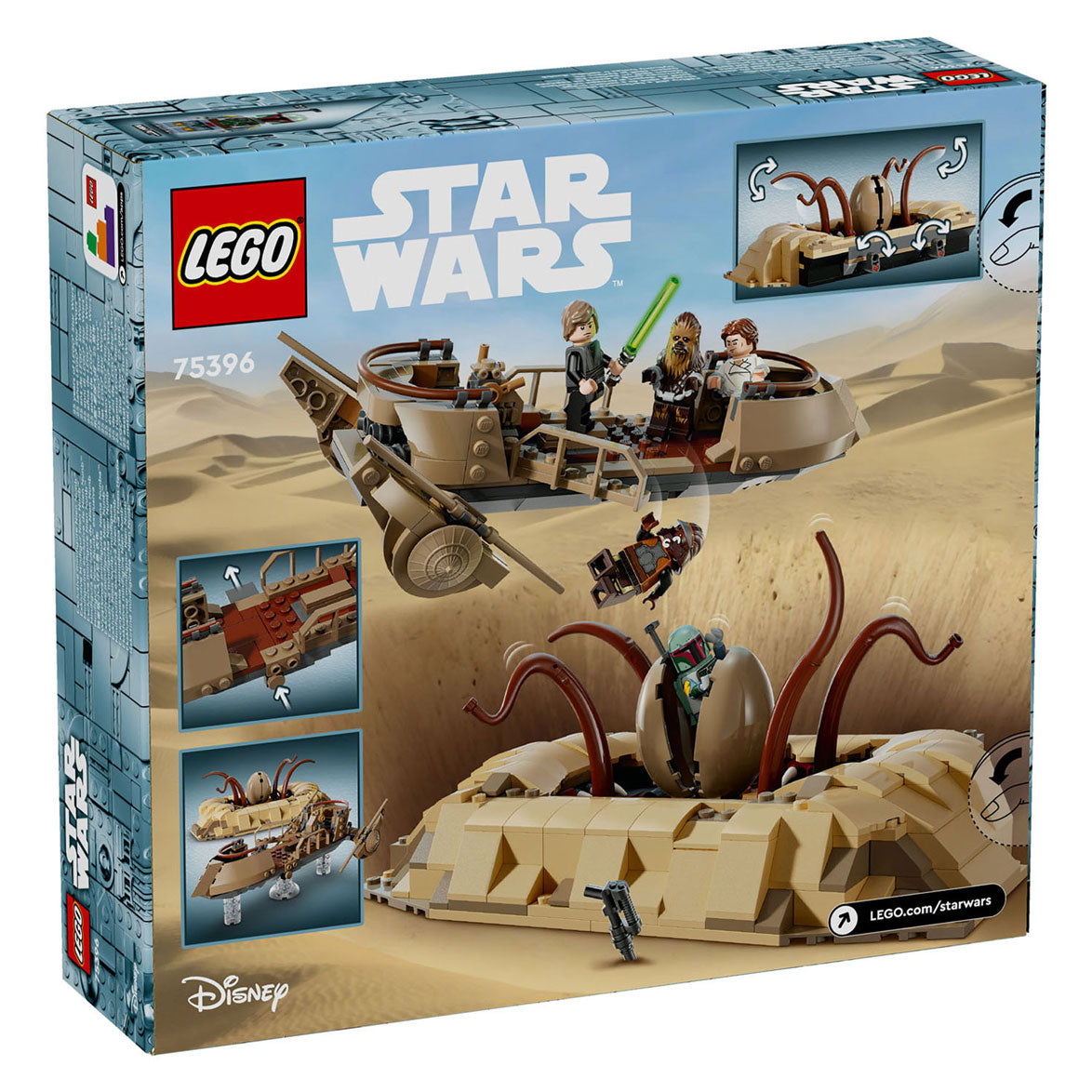 Lego Star Wars 75396 Desert Skiff och Sarlacc-Kuil